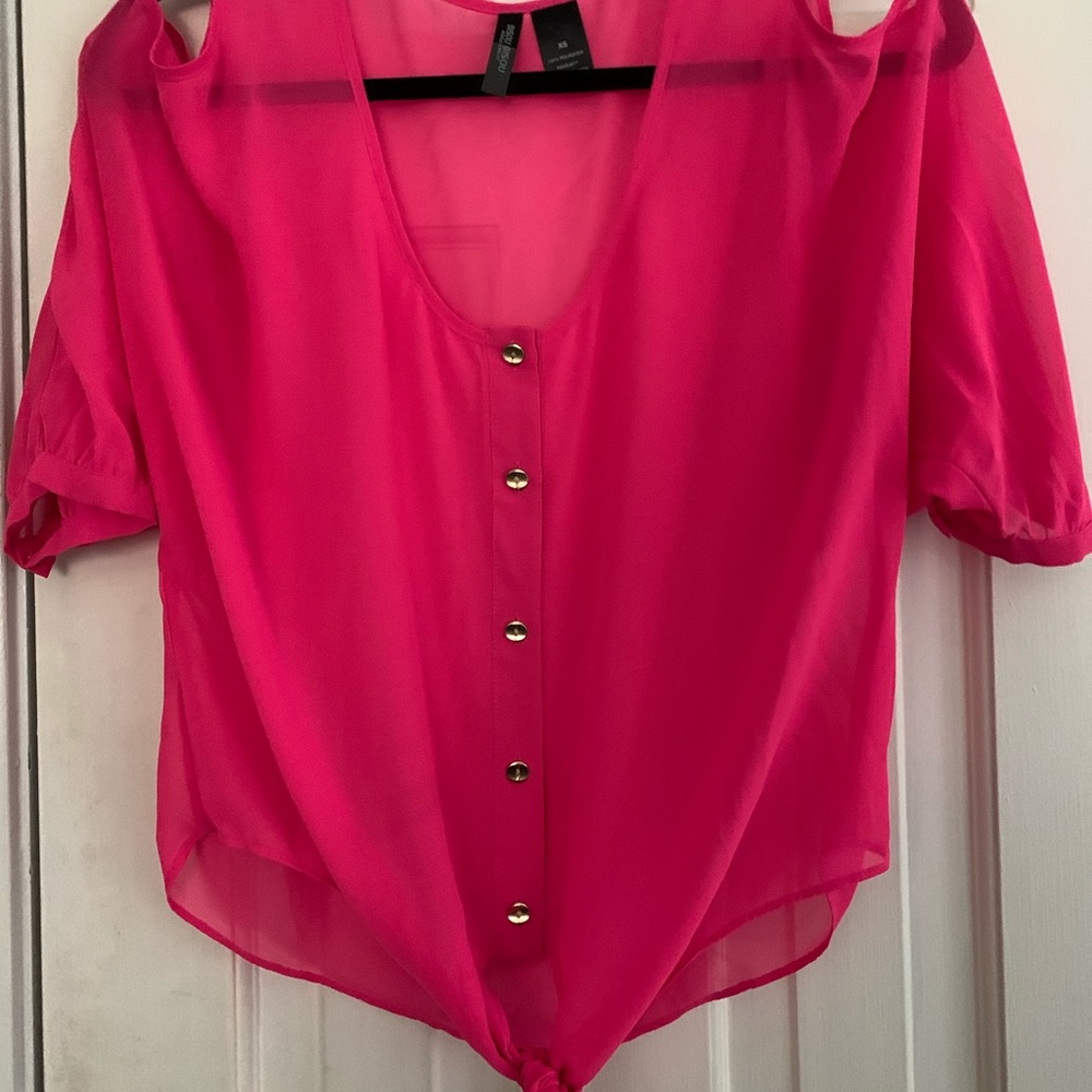 Bisou Bisou Extra Small Hot Pink Top